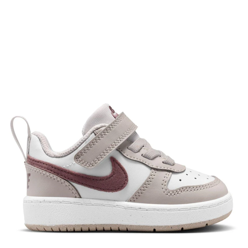 Image of Nike Court Borough Low 2 Baby/Toddler Shoe Grey/Tattoo male C5 (21.5)