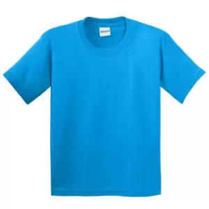 Image of Gildan Childrens Unisex Soft Style T-Shirt (L) (Saphire)