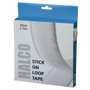Image of Halco Stick On Loop Roll 20mm x 10m Loop roll with permanent adhesive
