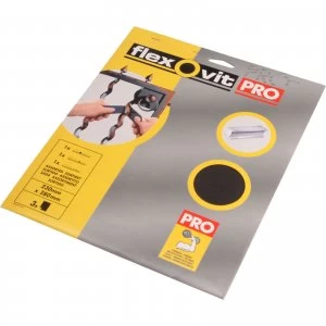 Image of Flexovit Emery Cloth Sanding Sheets 100g Pack of 25