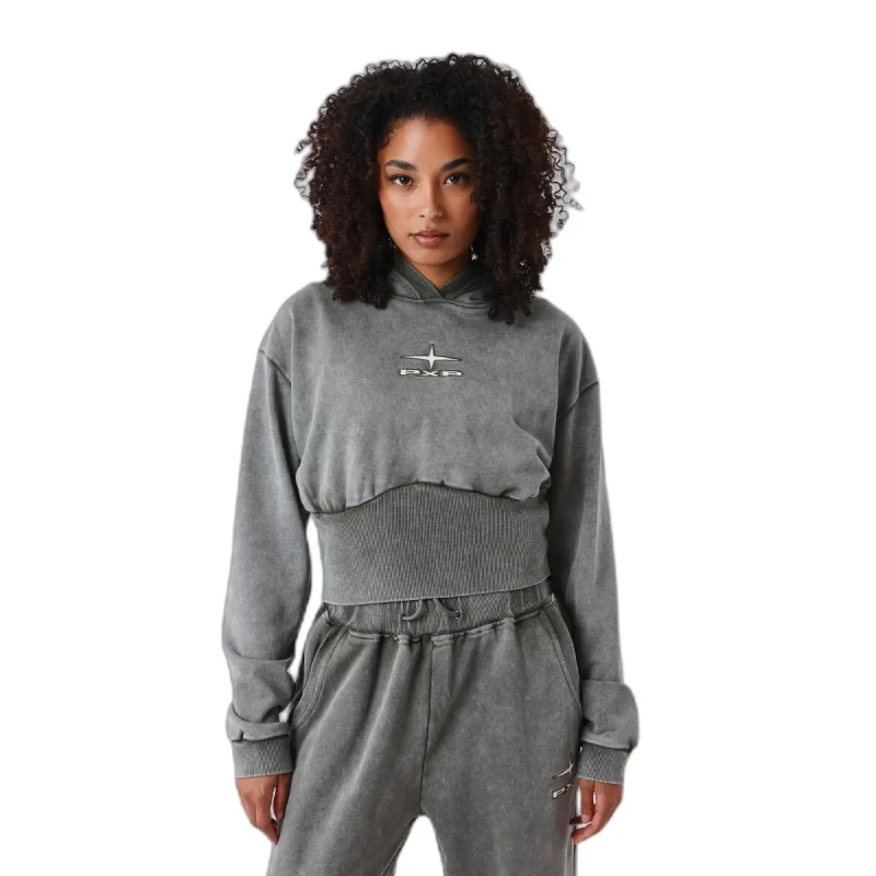 Image of Project X Paris Womens hooded sweatshirt Project X Paris Worn Vert Female XS