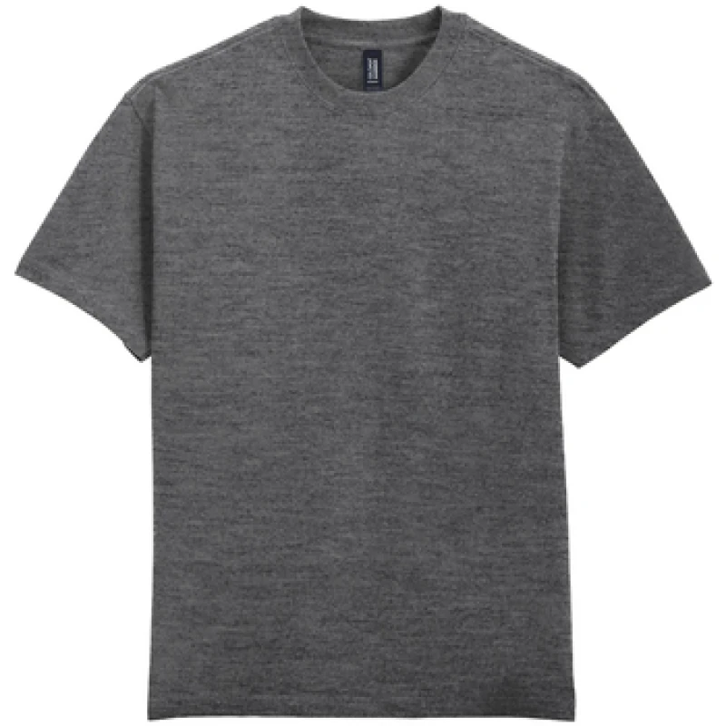 Image of Gildan Mens T-Shirt in Grey Size: Large Grey Male L