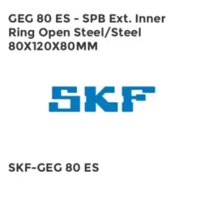 Image of GEG 80 ES - SPB Ext. Inner Ring Open Steel/Steel 80X120X80MM