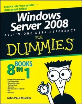 Image of Windows Server 2008 All In One Desk Reference for Dummies by John Paul Mueller Paperback
