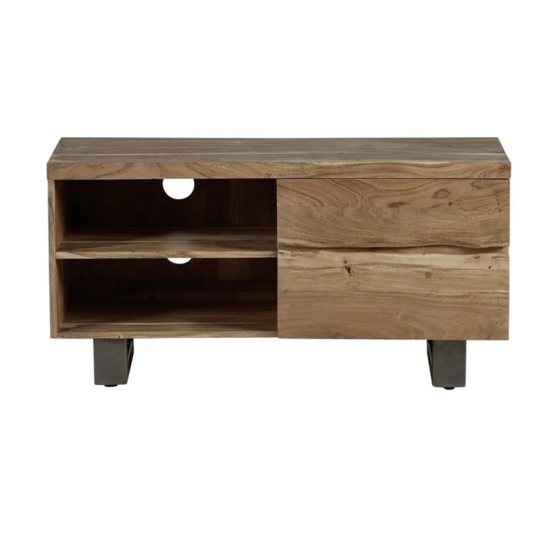 Image of Indian Hub Baltic Live Edge 2 Door Small Tv