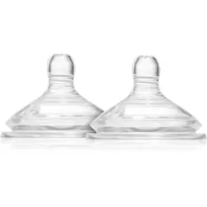 Image of Tommee Tippee Closer To Nature Thick Feed Teats baby bottle teat 6m+ 2 pc