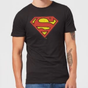 Image of Originals Official Superman Crackle Logo Mens T-Shirt - Black