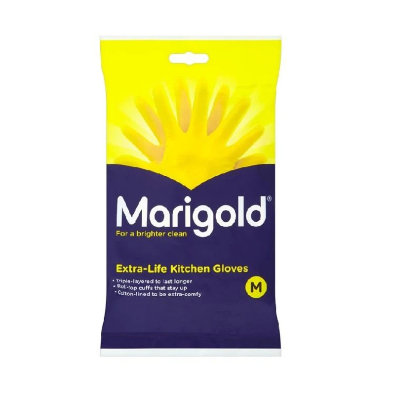 Image of Marigold Extra-Life Kitchen Gloves Medium Multicolor Unisex