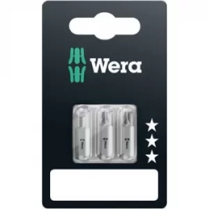 image of Wera 800/1 Z Set SiS Slot drive bit Tool steel alloyed, hardened D 6.3 3 pc(s)