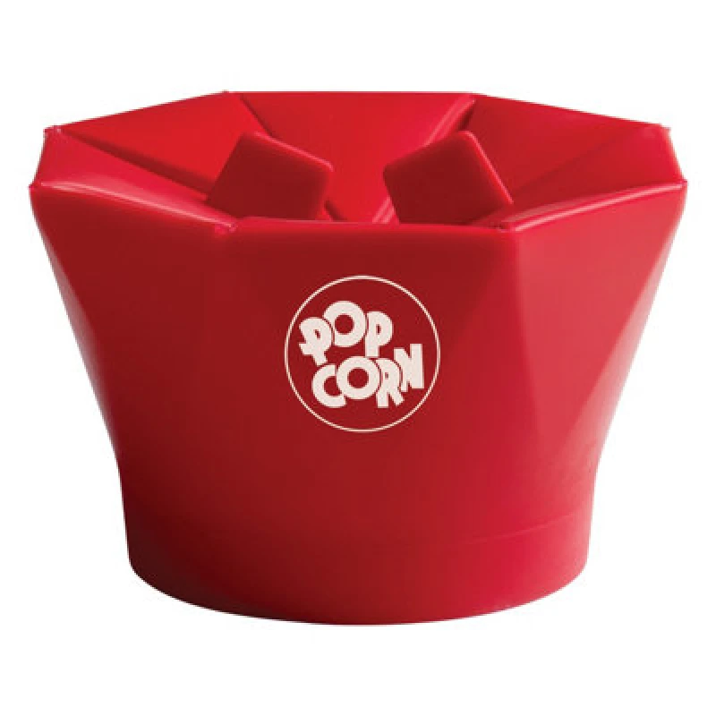 Image of Chef'n Poptop Microwave Popcorn Popper For Quick And Healthy Homemade Popcorn