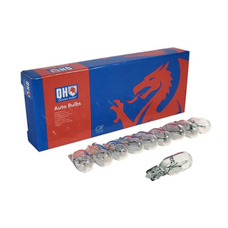 Image of Light Bulb 12V Voltage 3Kw W3W Fits Toyota Citroen/peugeot Quinton Hazell Qbl504