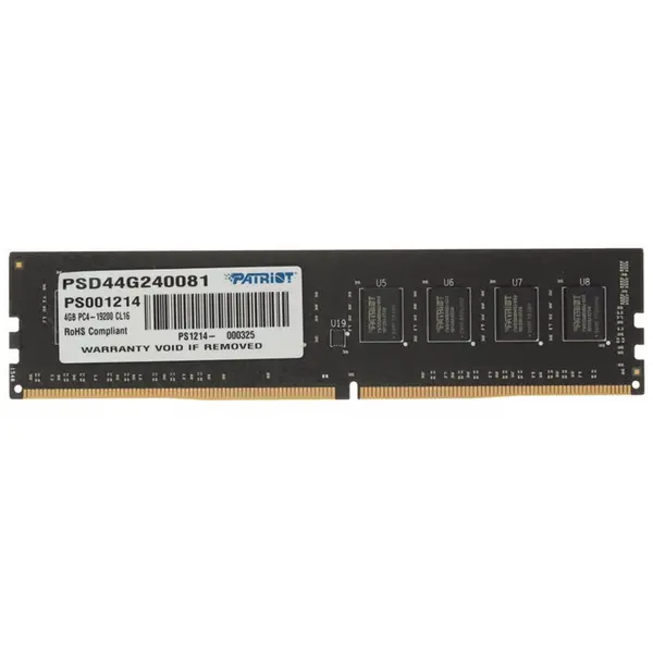 Image of Patriot Patriot Signature Line 4GB No Heatsink (1 x 4GB) DDR4 2400MHz DIMM System Memory SDPAT-PSD44G2481