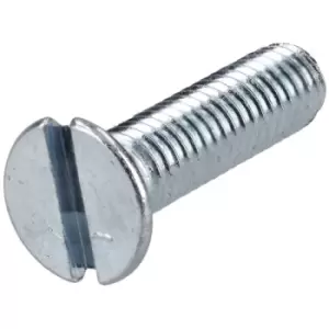 Image of R-TECH 337061 Slotted Countersunk Machine Screws BZP M3 12mm - Pac...