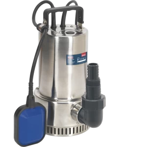 image of Sealey WPS250A Stainless Steel Submersible Clean Water Pump 240v