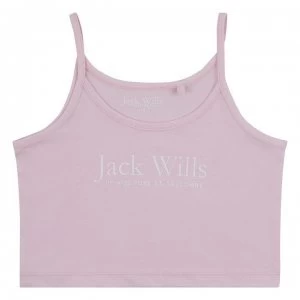 image of Jack Wills LL Script Vest JG21 - Pink Lady