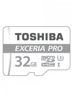 image of Toshiba Exceria Pro M401 microSDHC 32GB UHS-I U3 Memory Card Class 10 95MBs Read 80MBs Write