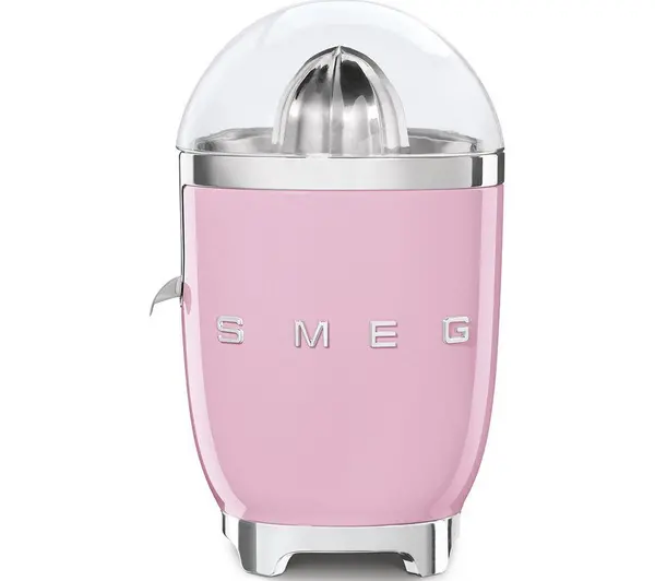 image of SMEG 50's Retro Style CJF01PKUK Citrus Juicer - Pink 8017709234331