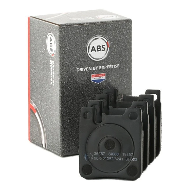 Image of A.B.S. 36787 Brake pad set prepared for wear warning indicator Brake Pad Set,disc brake (402)