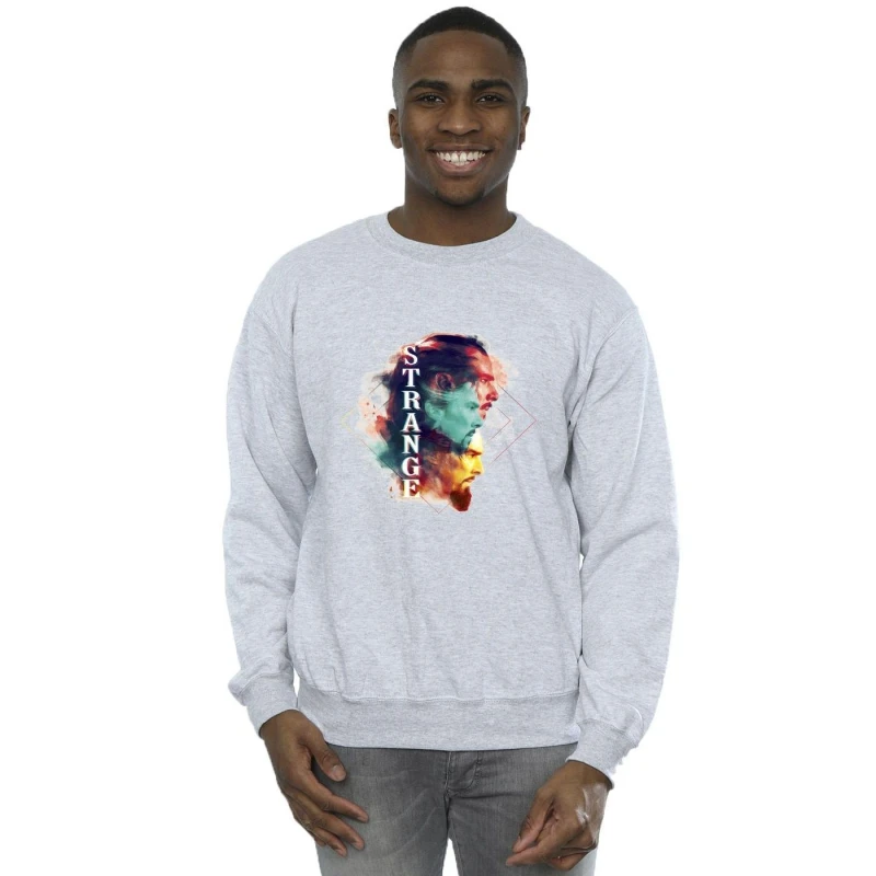 Image of Marvel Marvel Men Doctor Strange Cloud Sweatshirt in Grey Size: Small Grey S Male 5059934569713