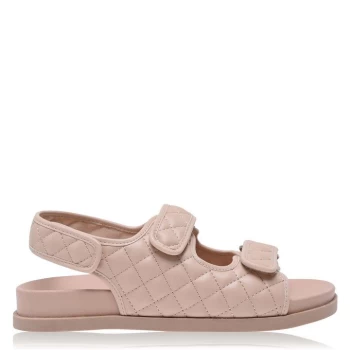 image of Kangol Quilt Sandal - Nude