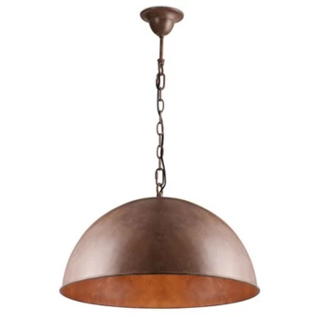 image of Linea Verdace Lighting - Linea Verdace Classic Cupula Dome Pendant Ceiling Lights Rust