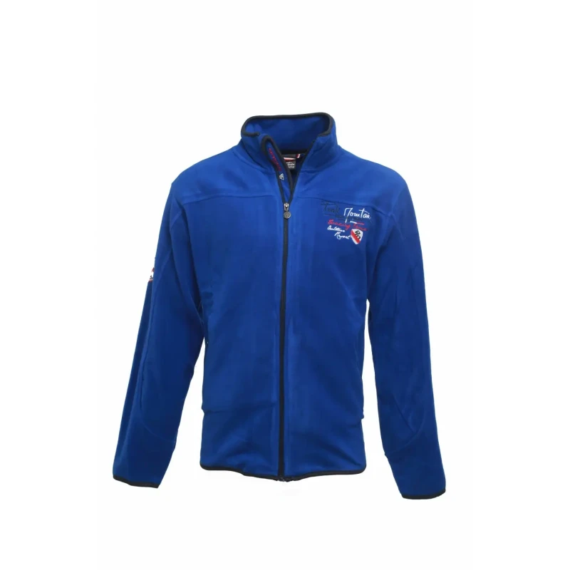 Image of Fleece jacket Peak Mountain Conac Bleu Male 2XL