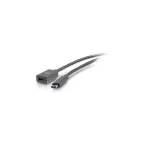 Image of C2G 3ft USB-C to C 3.1 (Gen 2) Male to Female Extension Cable (10Gbps)