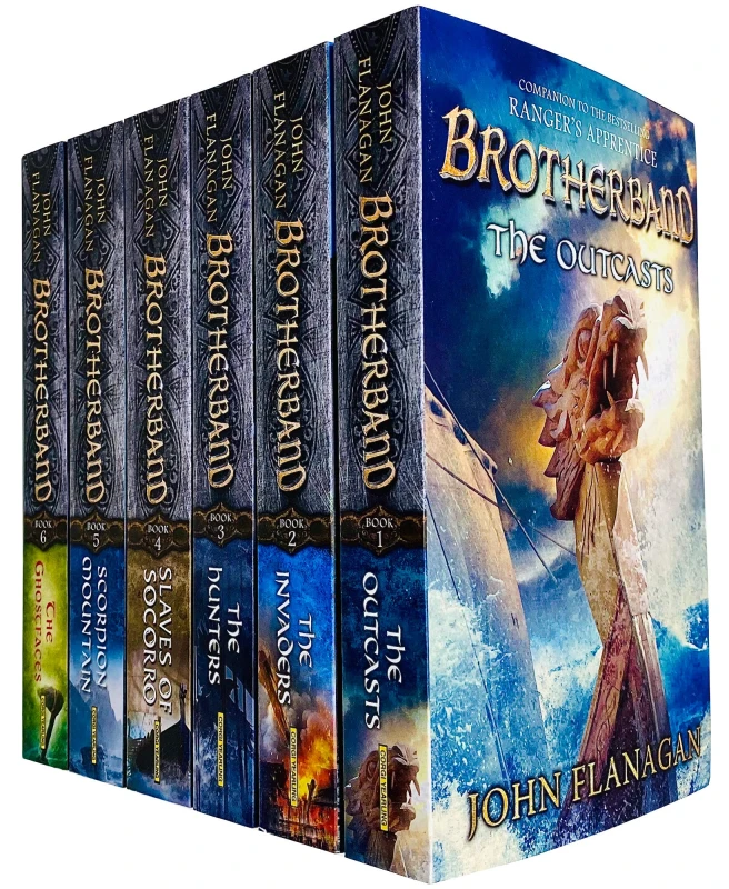Image of Brotherband Chronicles Six Book Collection John Flanagan For Young Readers Adventure Series John Flanagan Books