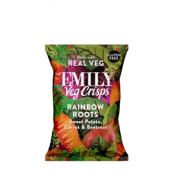 image of Emily Crisps Rainbow Roots - 80g x 8