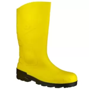 Image of Devon Full Safety Wellington Yellow/Black Size 11