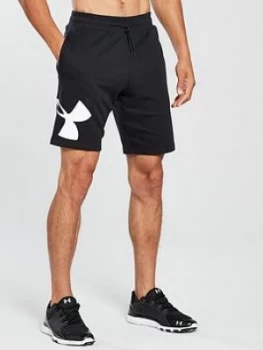 Image of Urban Armor Gear Rival Fleece Logo Short Black Size 2XL Men