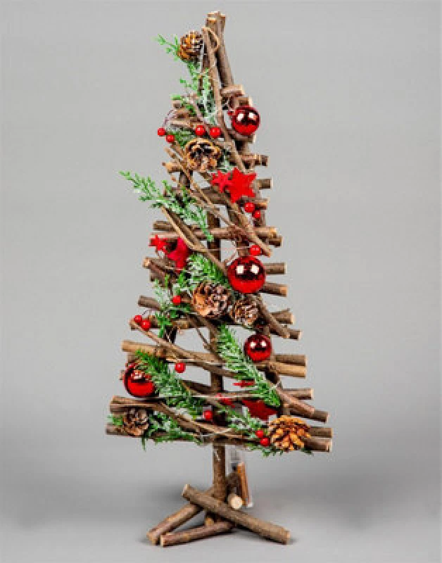 Image of Shatchi 50cm B/O LED Twig Wood Tree Red Multi