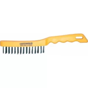 image of Cotswold 3-Row Plastic Handle Wire Scratch Brush