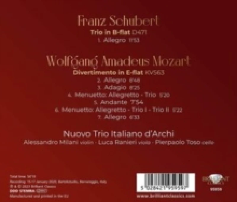 Image of Mozart: Divertimento, KV563 CD / Album