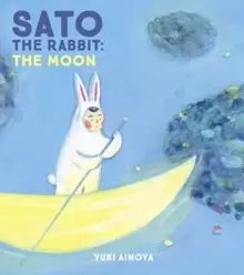 Image of Sato the Rabbit, The Moon