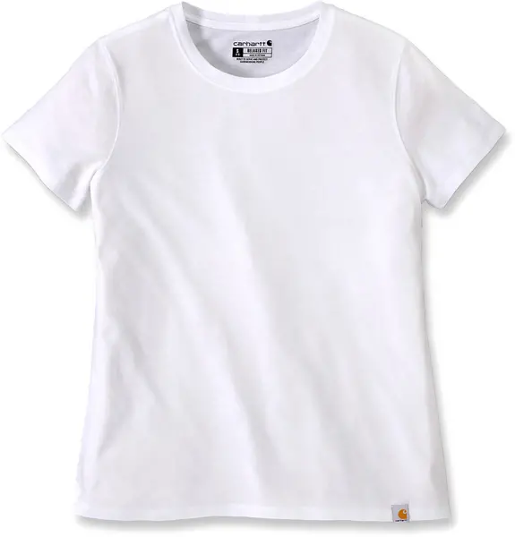 Image of Carhartt Relaxed Fit Lightweight Crewneck Ladies T-Shirt, white, Size XS for Women