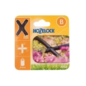 Image of Hozelock 7032 Cross Connector 13mm (Pack 2)
