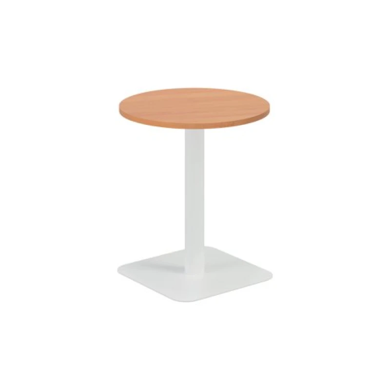 Image of Jemini Origin Round Coffee Table 600x725mm Beech/White KF800215