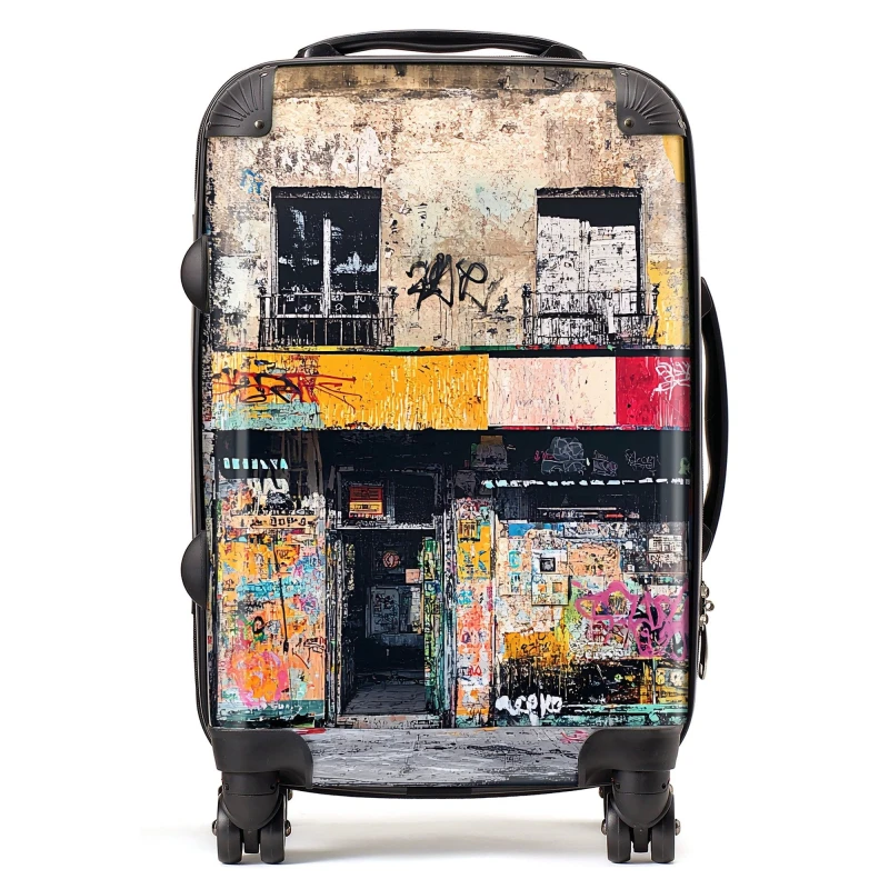 Image of Designer Luggage Jasper Reed: 00016 Suitcase Size: Large Multicolor Unisex Large