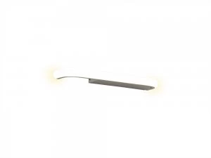 Image of Wall Lamp Shelf With USB Socket, 8W LED, 3000K, 640lm, White