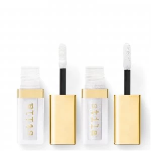 image of Stila Double Dip Duo Liquid Eye Shadows 2.25ml (Various Shades) - White Out