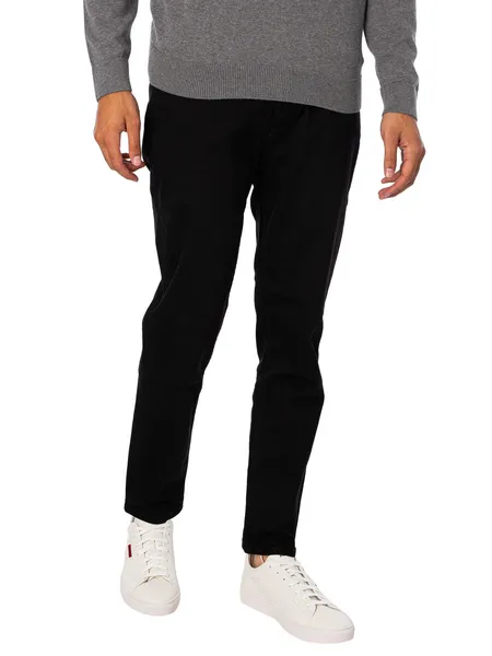 image of HUGO 634 Tapered Jeans Black 32W x 30L