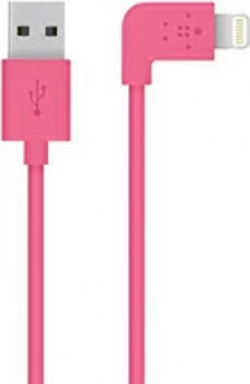 image of Belkin 90 lightning cable 1.22m Pink for Apple F8J148BT04-PNK