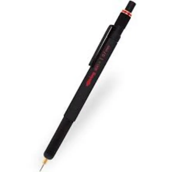 image of Rotring 800+ Black 0.7mm Mechanical Pencil & Stylus