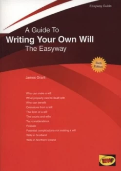 Image of Guide to Writing Your Own Will by James Grant Book