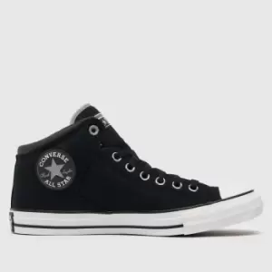 Converse Black Street Mid Trainers