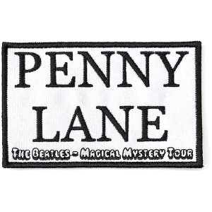 image of The Beatles - Penny Lane White Standard Patch