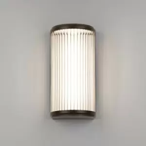 image of Astro Versailles 250 Phase Dimmable Bathroom Small LED Flush Wall Light Bronze