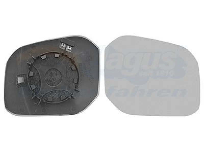 Image of VAN WEZEL Wing mirror glass VAN WEZEL 5854838