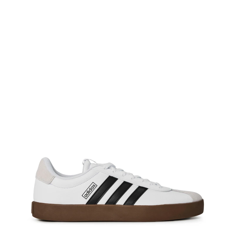 Image of adidas vl court 3.0 trainers in white & Black White & Black UK 11 (EU 46)